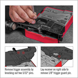 Real Avid - AR15 Master Bench Block - Red/Grey
