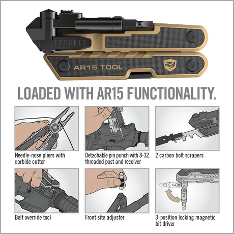 Real Avid - AR-15 Multi-Tool with Sheath — view 3