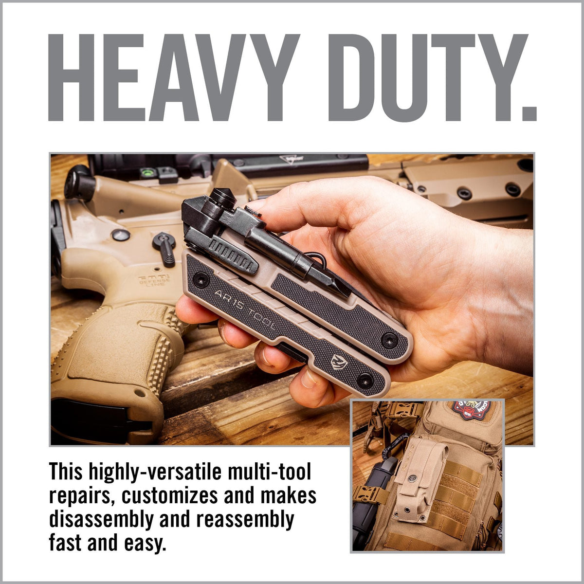 Real Avid - AR-15 Multi-Tool with Sheath