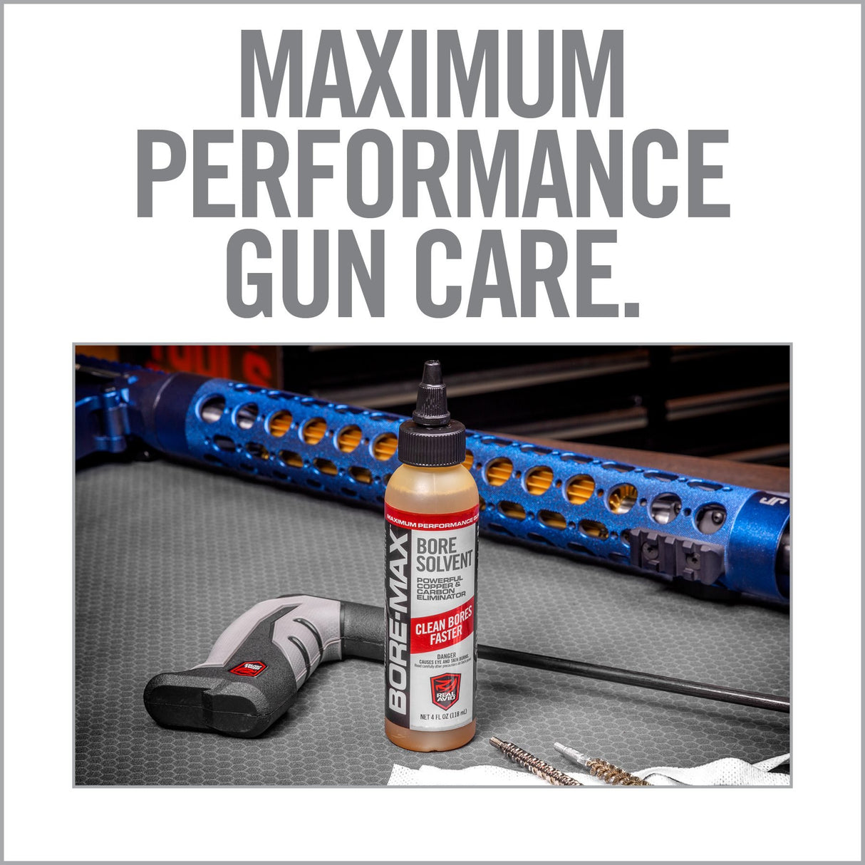 Real Avid - Bore Max Bore Solvent 4oz Squeeze Bottle