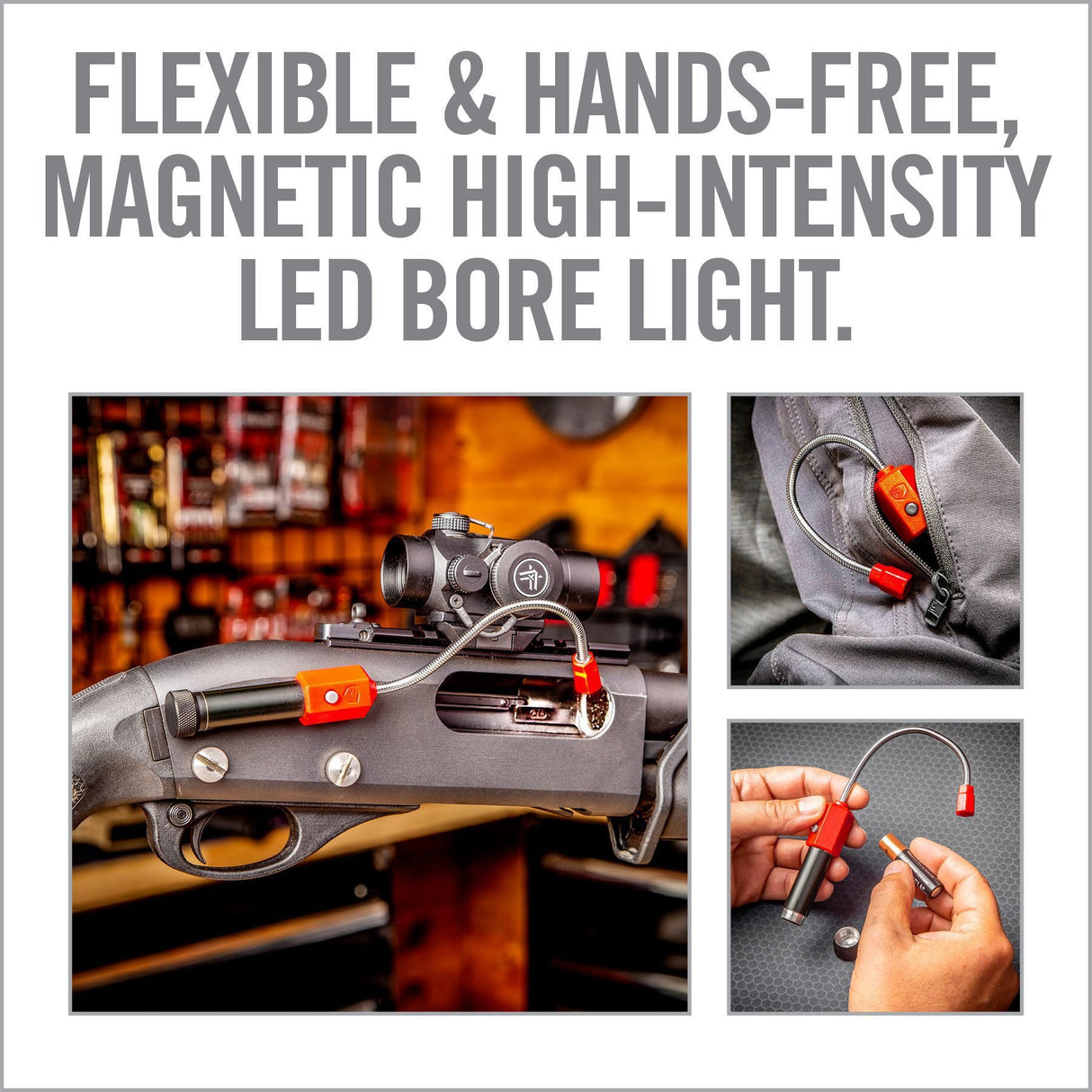 Real Avid - Magnetic Bore Light with LED Beam