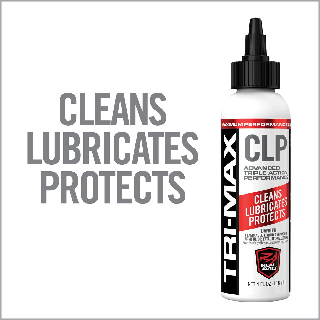 Real Avid - TRI-MAX CLP Cleaner and Lubricant 4oz Bottle