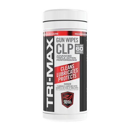 Real Avid - TRI-MAX CLP Gun Wipes, 60 Count