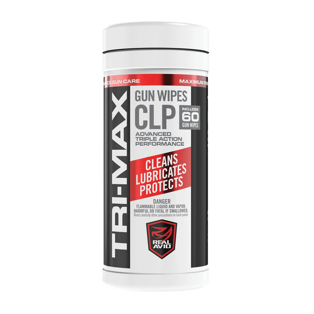 Real Avid - TRI-MAX CLP Gun Wipes, 60 Count