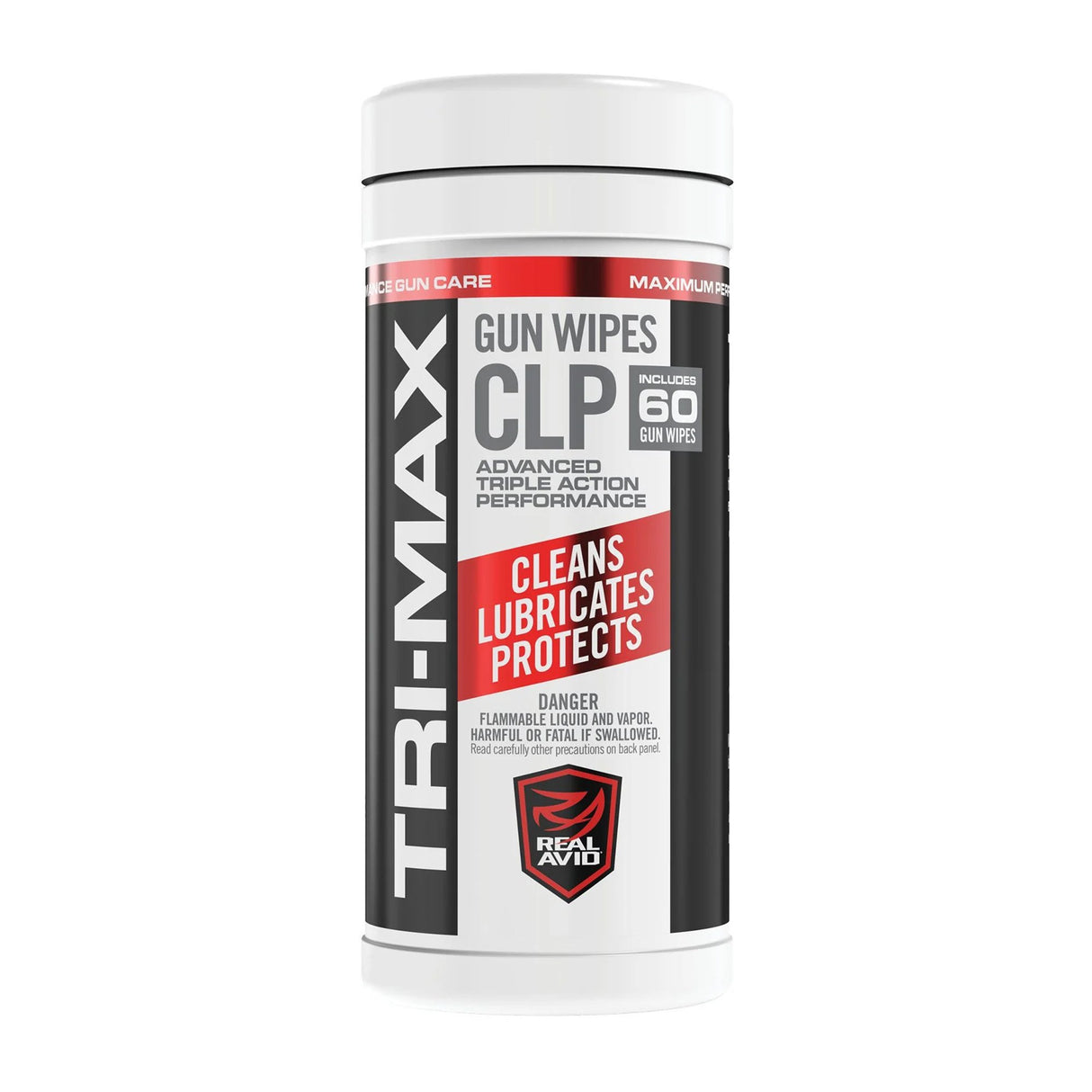Real Avid - TRI-MAX CLP Gun Wipes, 60 Count