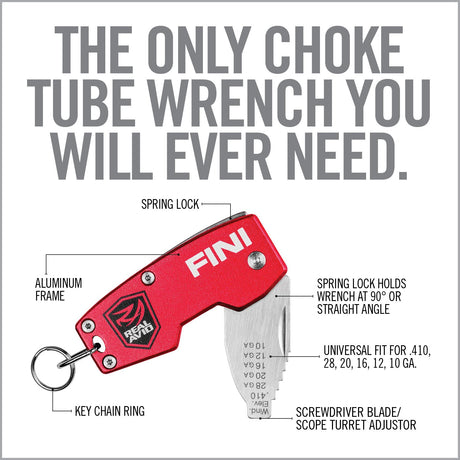 Real Avid - FINI Universal Choke Wrench for Shotguns