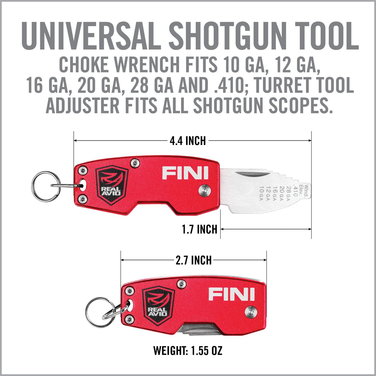 Real Avid - FINI Universal Choke Wrench for Shotguns