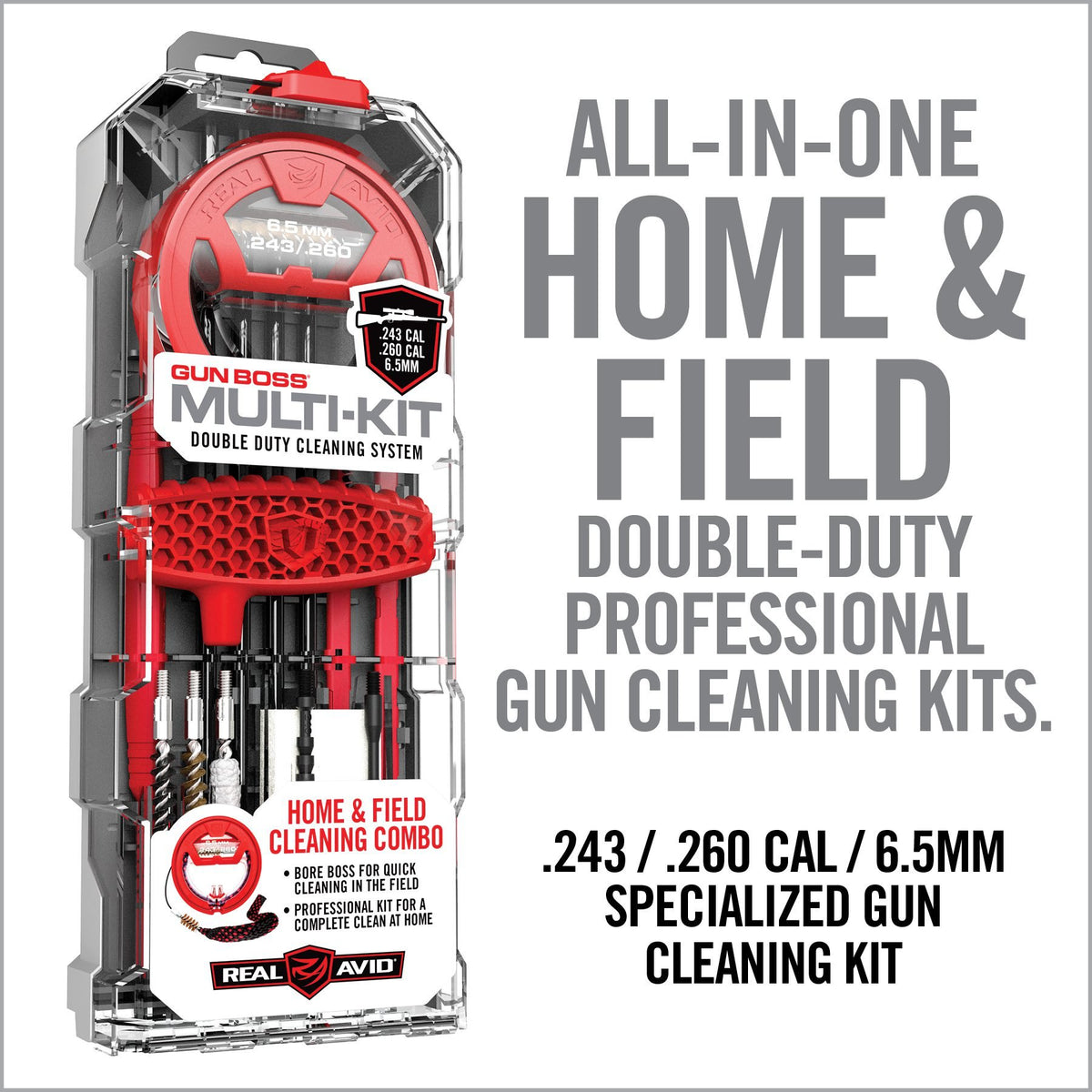 Real Avid - Gun Boss Multi-Kit for .243/6.5mm Rifles