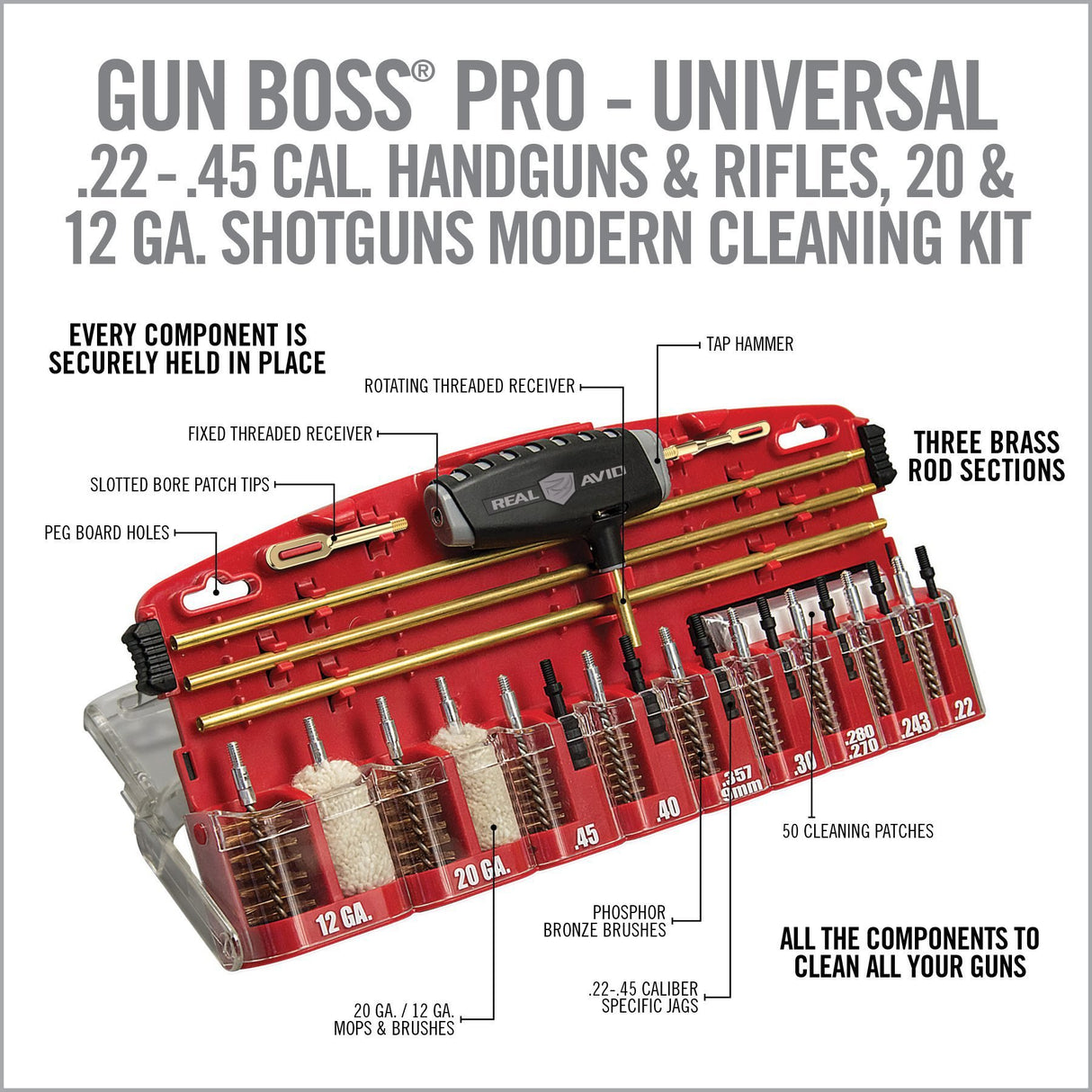 Real Avid - Gun Boss Pro Universal Cleaning Kit