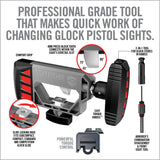 Real Avid - Sight Pusher for Glock (Black)