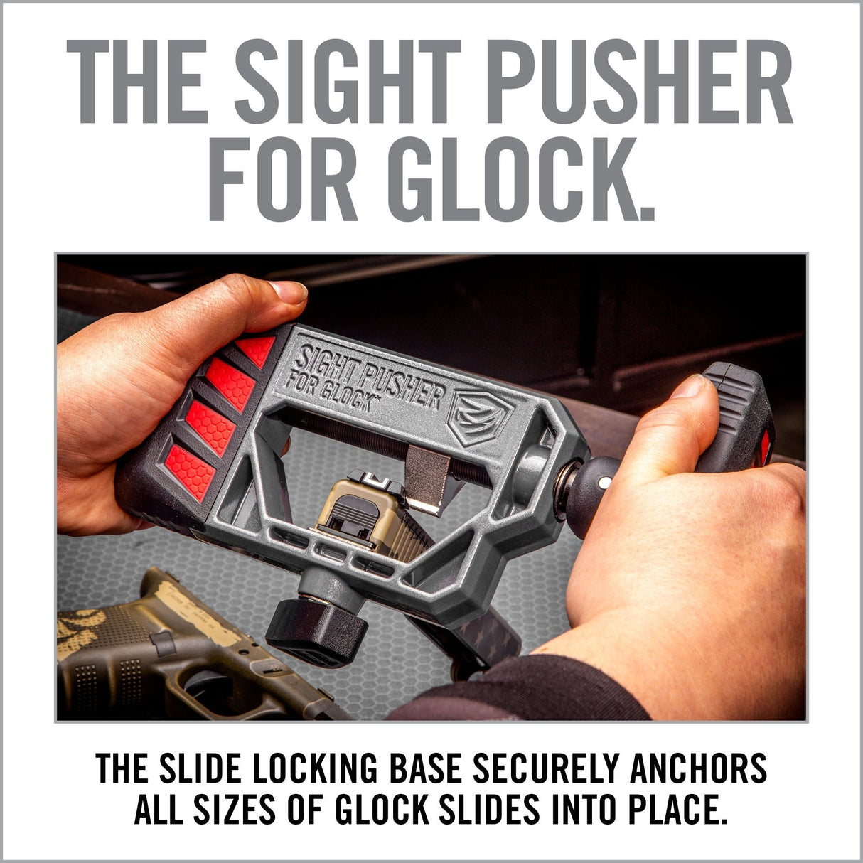 Real Avid - Sight Pusher for Glock (Black)