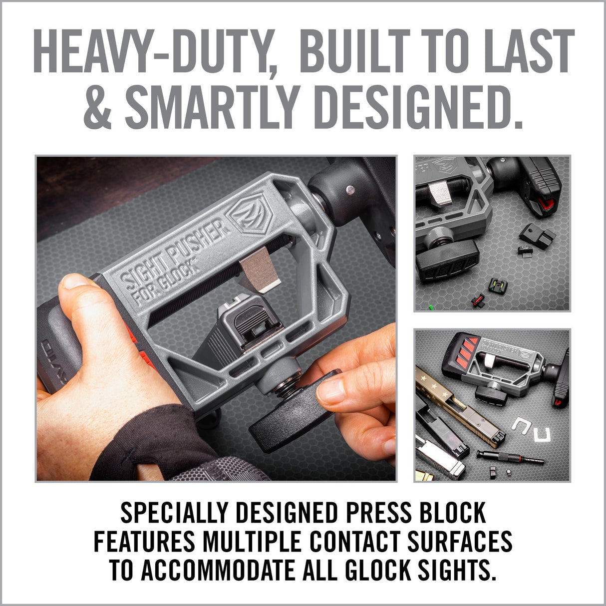 Real Avid - Sight Pusher for Glock (Black)
