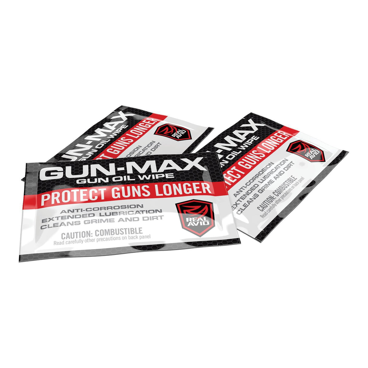 Real Avid - Gun-Max Oil Wipes 25-Pack