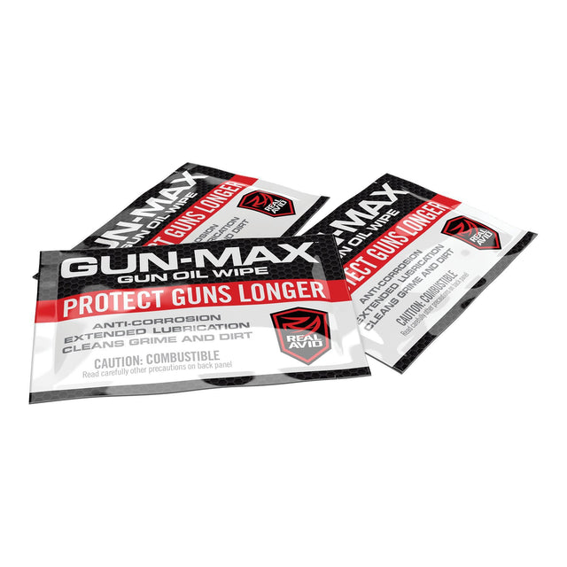 Real Avid - Gun-Max Oil Wipes 25-Pack