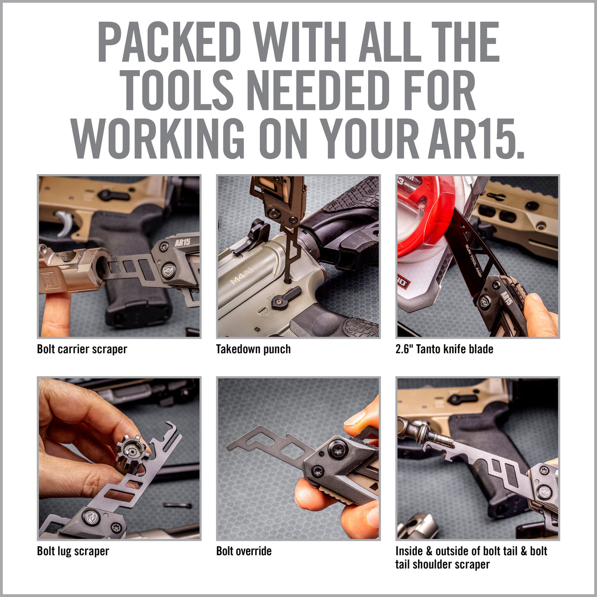 Real Avid - Gun Tool Edge Multi-Tool for AR15
