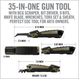 Real Avid - Gun Tool Pro AR15 Multi-Tool with Sheath