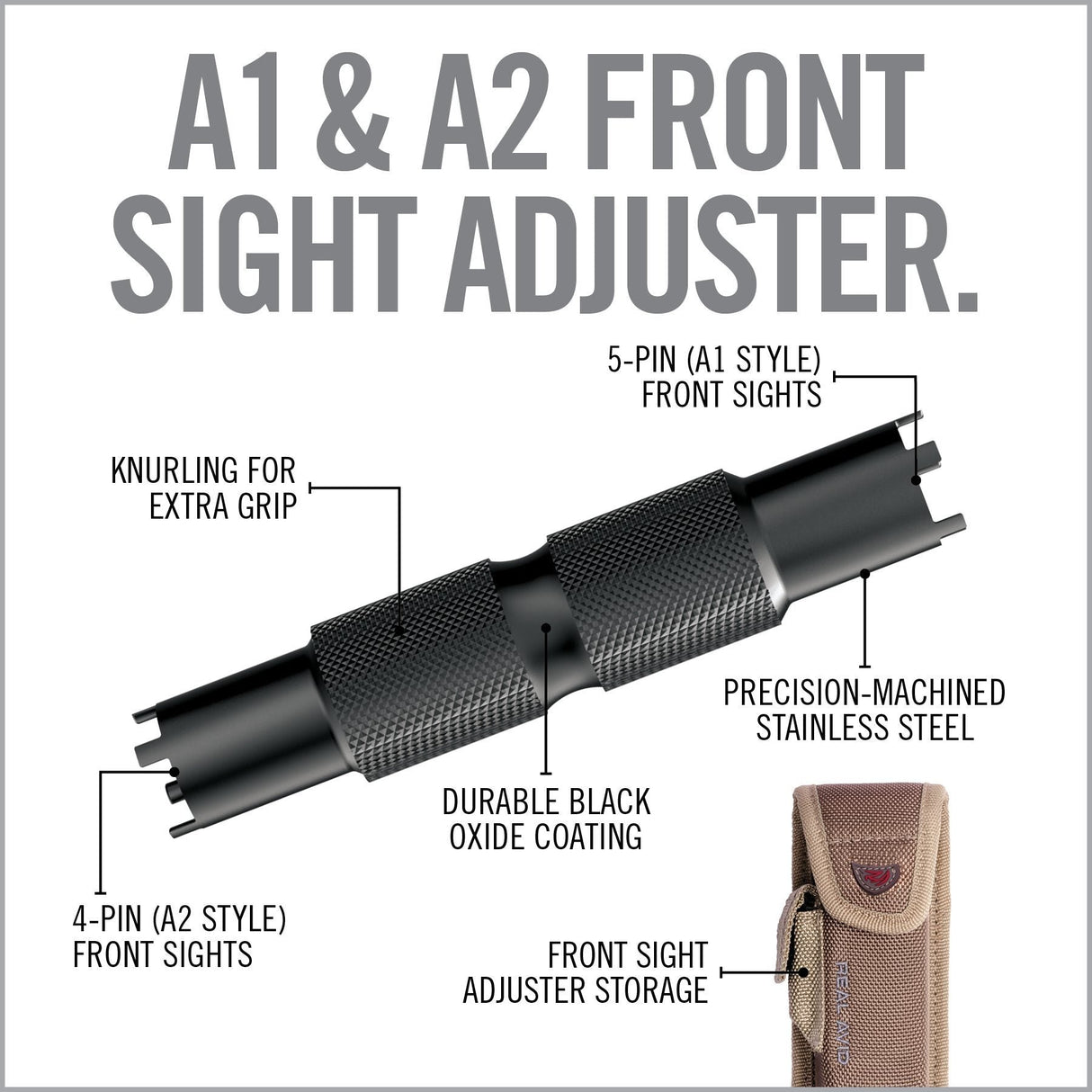Real Avid - Gun Tool Pro AR15 Multi-Tool with Sheath