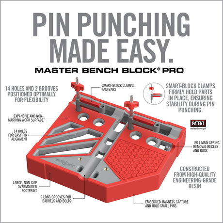Real Avid - Master Bench Block Pro for Pistols and Long Guns