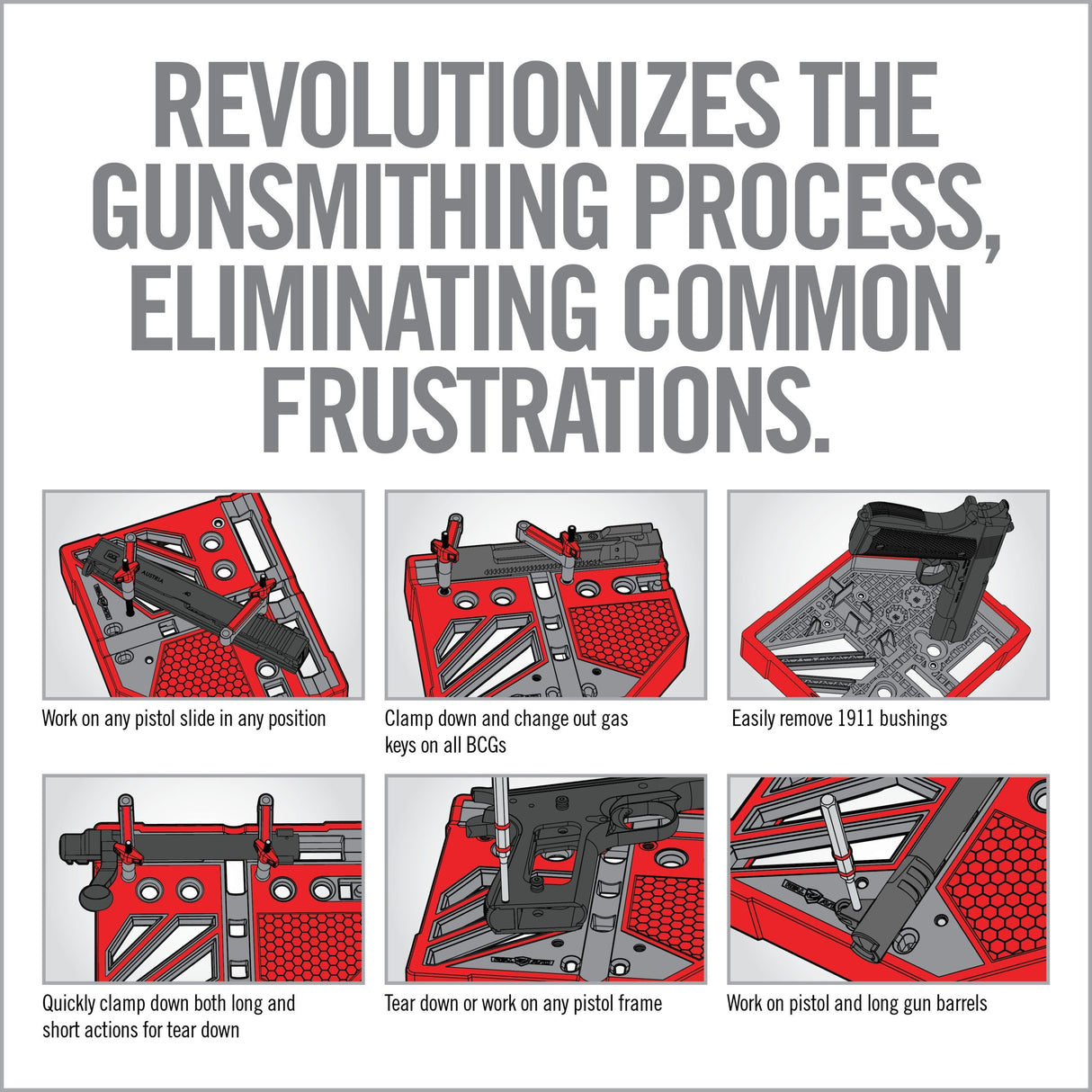 Real Avid - Master Bench Block Pro for Pistols and Long Guns