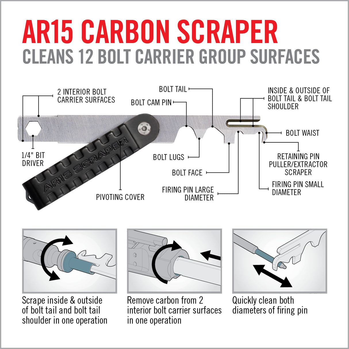 Real Avid - Master Cleaning Station for AR15