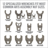 Real Avid - Master-Fit AR15 Wrench Set