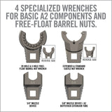Real Avid - Master-Fit A2 Wrench Set, 5-Piece Stainless Steel