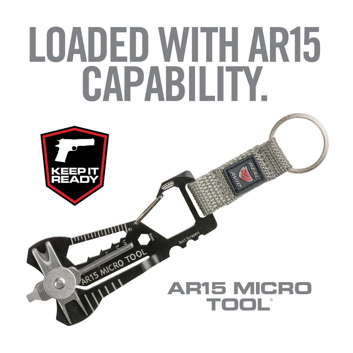 Real Avid - Micro Tool for AR15 - Black