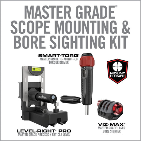 Real Avid - Master Scope Mounting Kit, Black