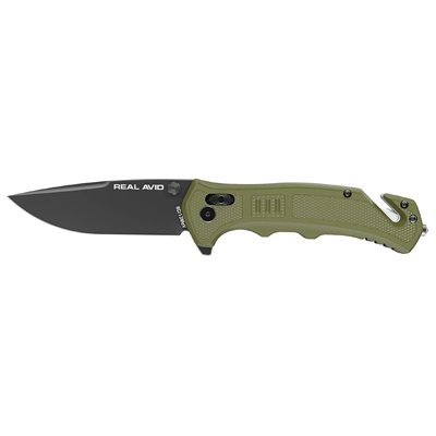 Real Avid - RAV-4 Assisted Folding Knife, Green