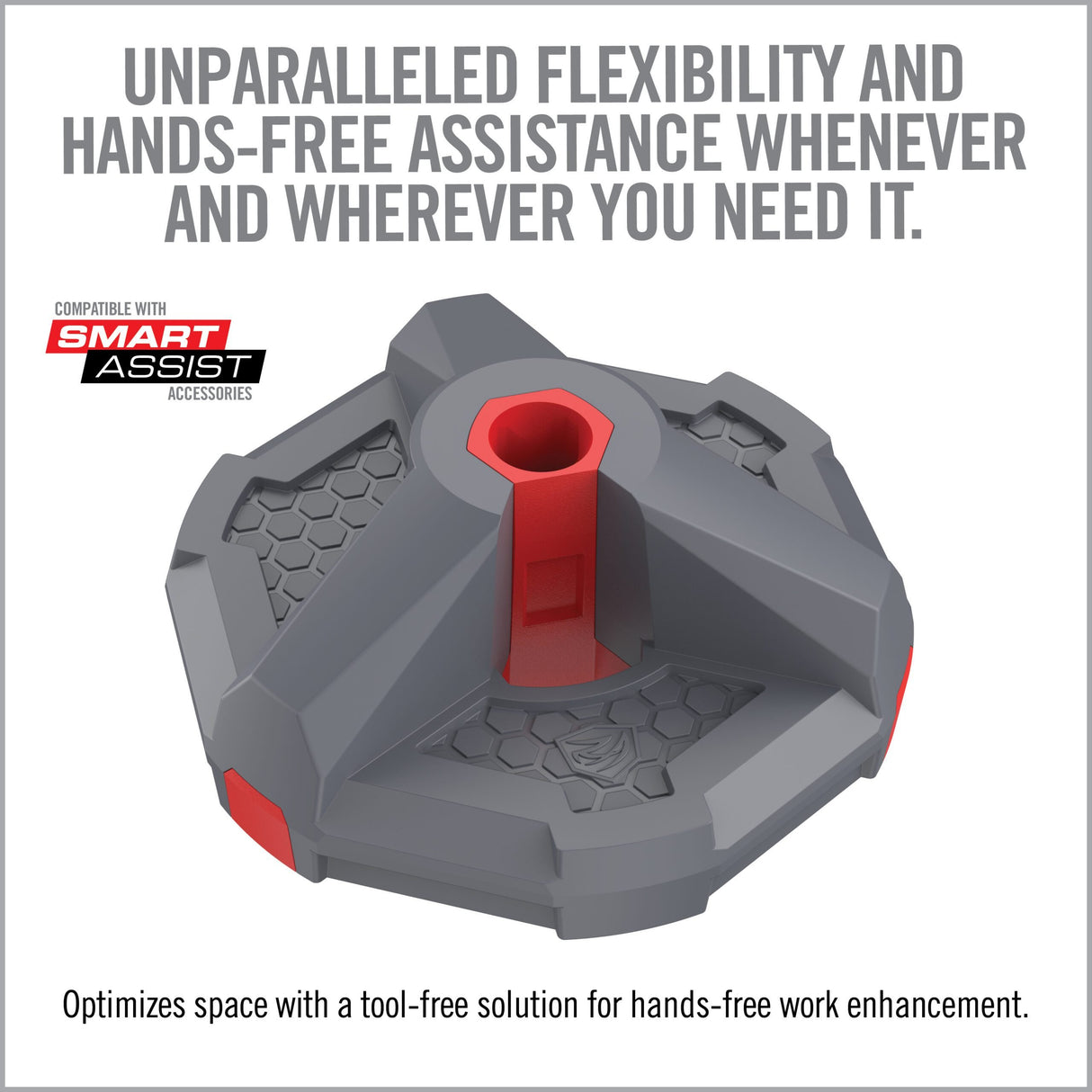 Real Avid - Smart-Assist Magnetic Mount, Gray/Red