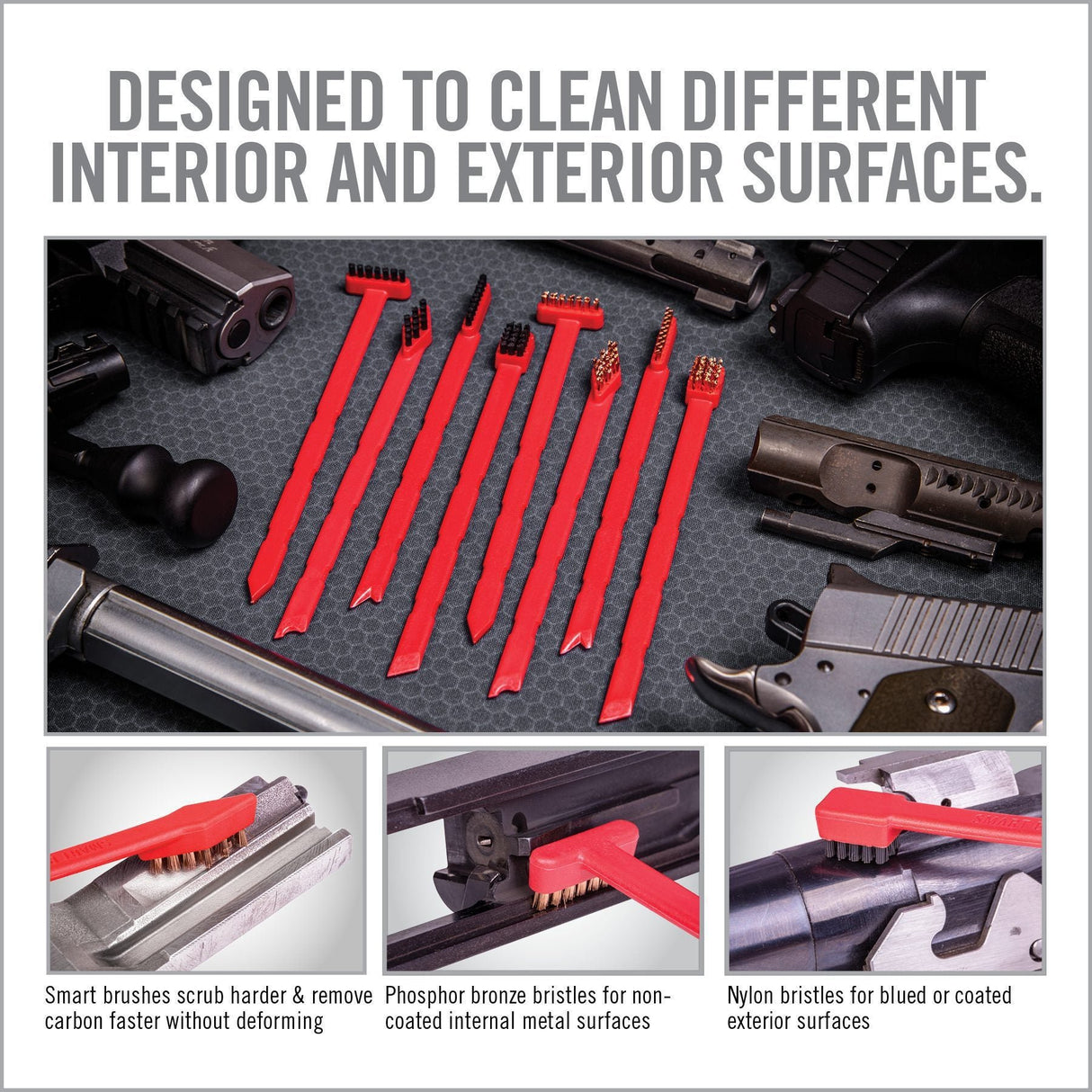 Real Avid - Smart Brushes Set with Integrated Scrapers