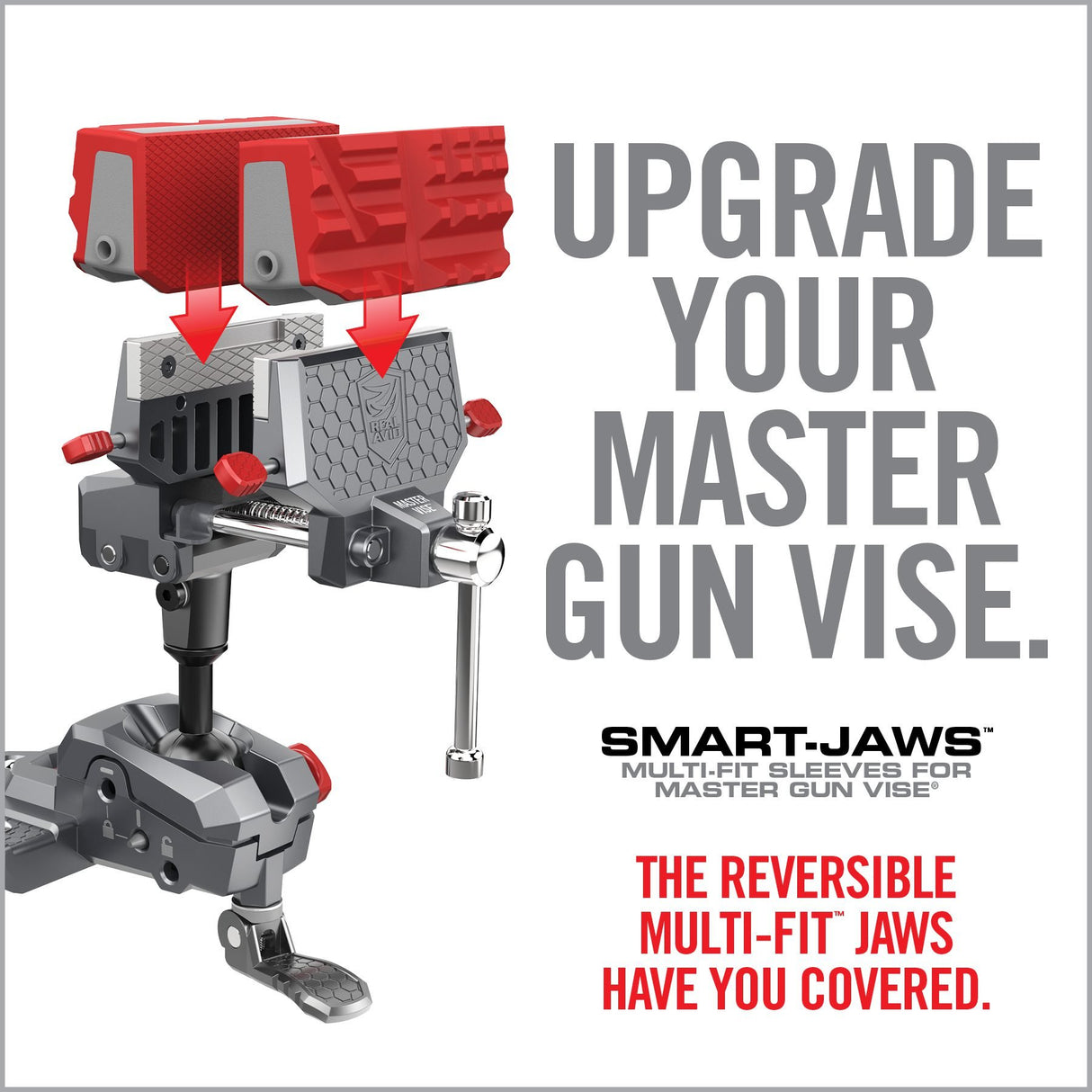 Real Avid - Smart Fit Vice Jaws Multi-Fit, Red