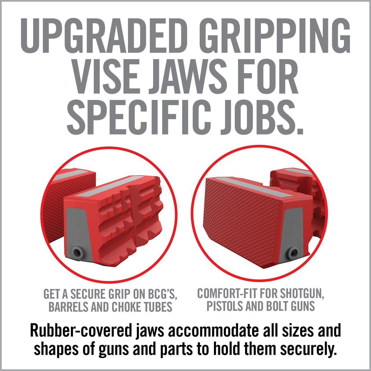 Real Avid - Smart Fit Vice Jaws Multi-Fit, Red