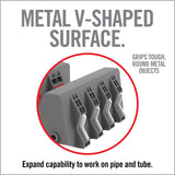 Real Avid - Smart Fit Vice Jaws for Pipe/Barrel - Gray