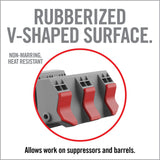 Real Avid - Smart Fit Vice Jaws for Pipe/Barrel - Gray