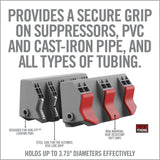 Real Avid - Smart Fit Vice Jaws for Pipe/Barrel - Gray