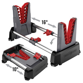 Real Avid - Speed Stand Fold and Go Long Gun Stand - Gray
