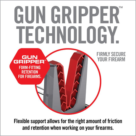 Real Avid - Speed Stand Fold and Go Long Gun Stand - Gray
