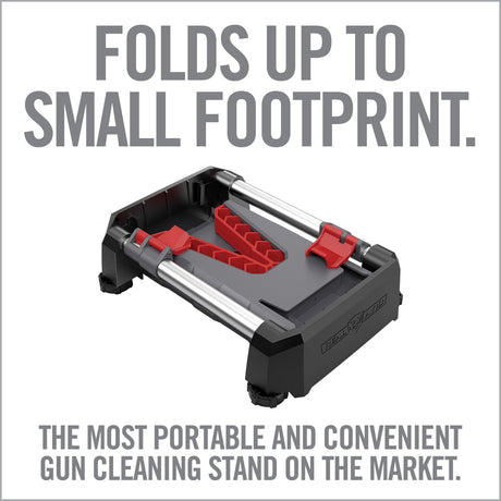 Real Avid - Speed Stand Fold and Go Long Gun Stand - Gray