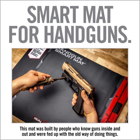 Real Avid - Handgun Smart Mat with Parts Keeper Tray