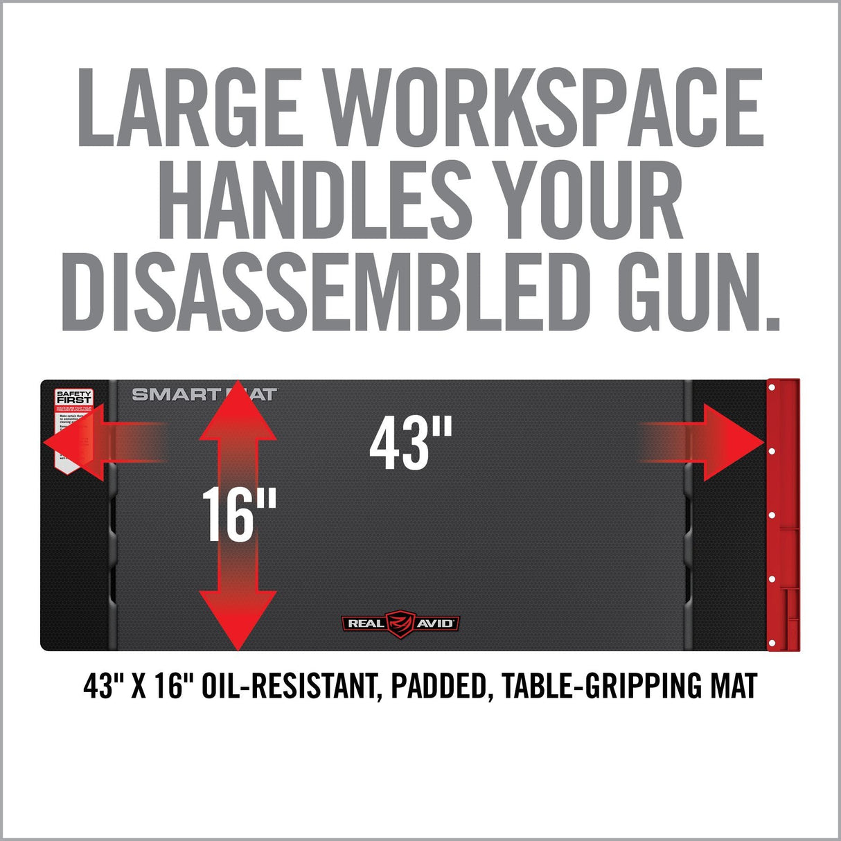 Real Avid - Long Gun Smart Mat with Parts Keeper Tray