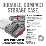 Real Avid - X3 52-Piece Socket & Gunsmithing Bit Set