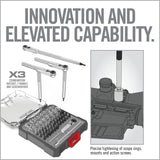 Real Avid - X3 52-Piece Socket & Gunsmithing Bit Set