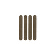 B5 Systems - M-LOK Rail Covers 4 Pack - Coyote Brown