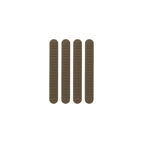 B5 Systems - M-LOK Rail Covers 4 Pack - Coyote Brown