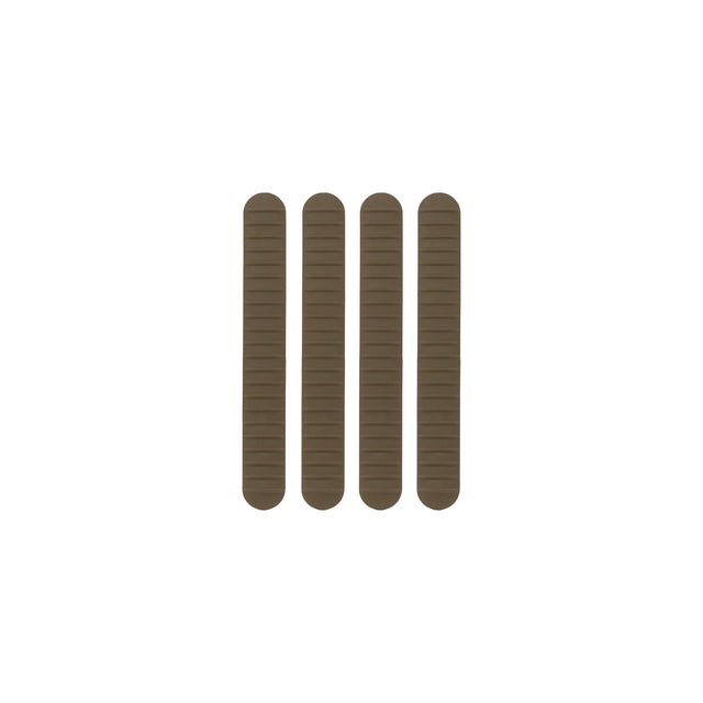 B5 Systems - M-LOK Rail Covers 4 Pack - Coyote Brown