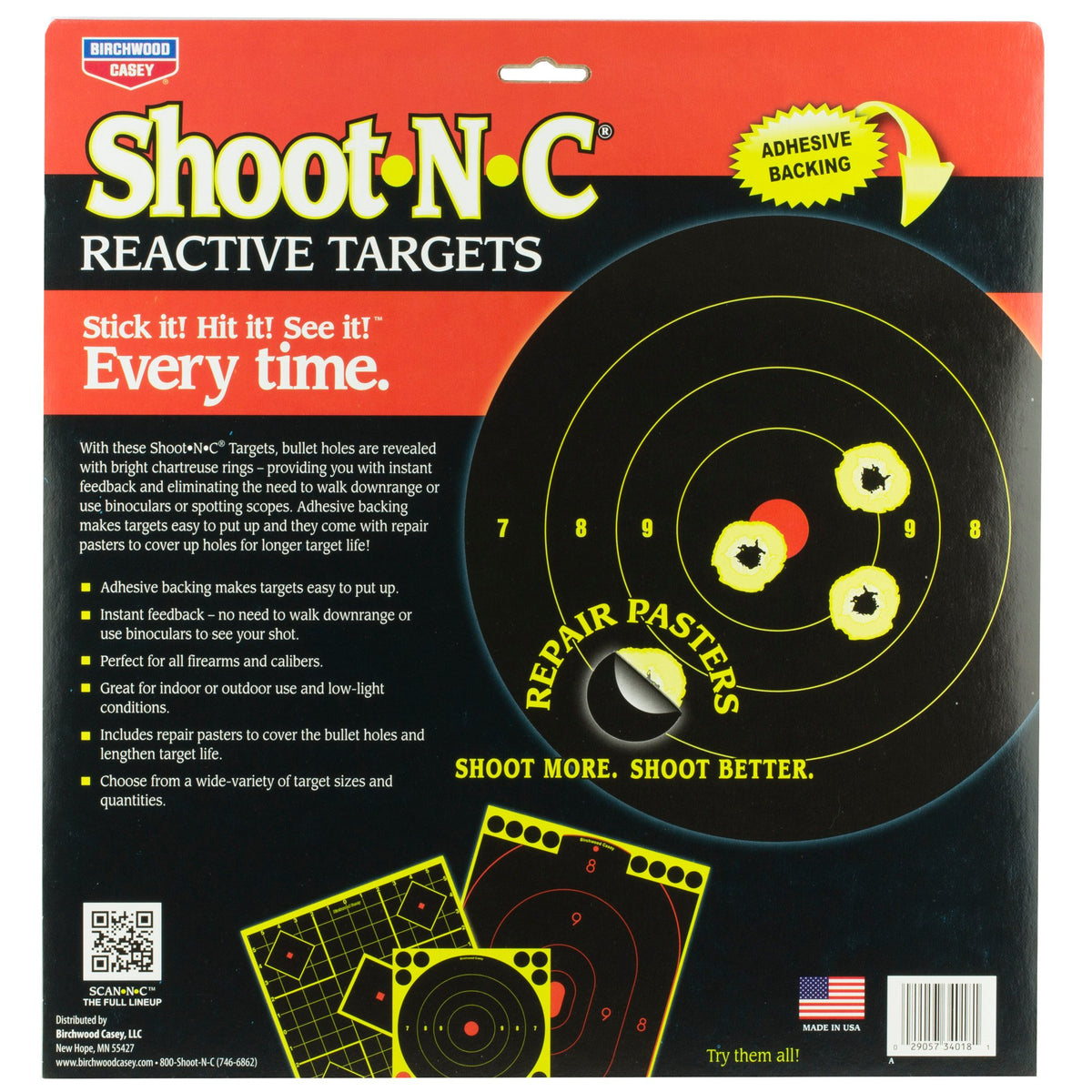 Birchwood Casey - Shoot-N-C Variety Pack 50 Targets