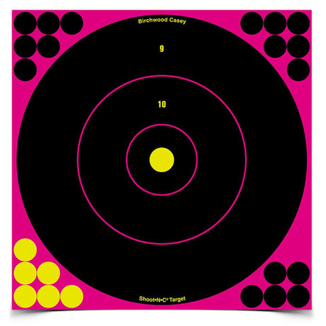 Birchwood Casey - Shoot-N-C Round Bullseye Target 12" - 5 Pack