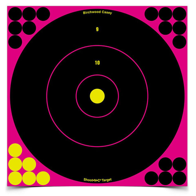 Birchwood Casey - Shoot-N-C Round Bullseye Target 12" - 5 Pack