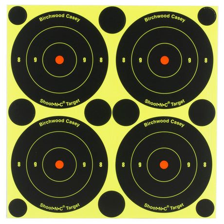 Birchwood Casey - Shoot-N-C Round Bullseye Target, 3", 240 Pack